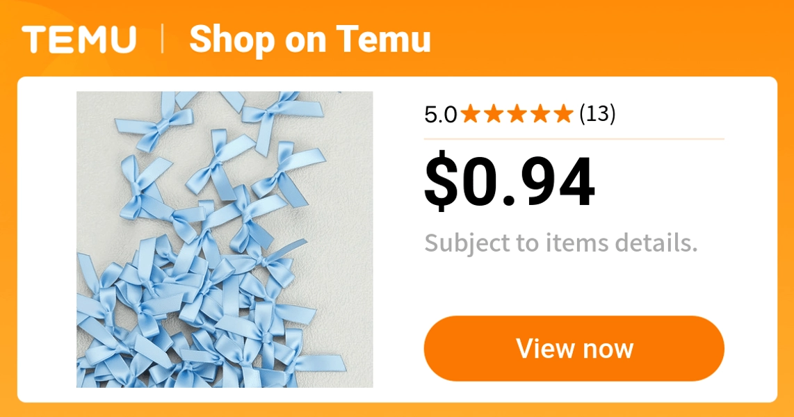 50pcs set cute ballet style ribbon bow tie accessories - Temu