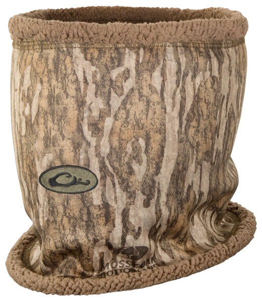 Drake Waterfowl LST Sherpa Fleece Neck Gaiter - Mossy Oak Bottomland