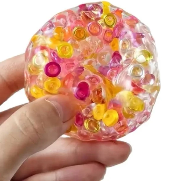 Squishy Balls Ice Beads Squeeze Toy Super Soft Mochi Fidget Toys Slow Rebound Toy for Friend Anxiety Relaxation Squeeze Gift