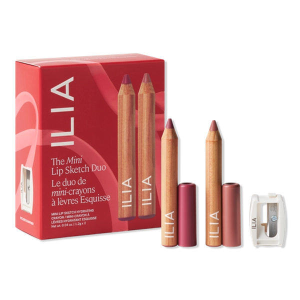 The Mini Lip Sketch Duo - Clean Mini Lipstick + Lip Liner Set