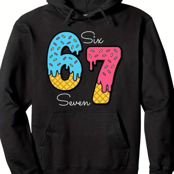 Men's Funny Ice Cream Drip Meme Hoodie