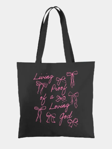 Living Proof Of A Loving God Canvas Tote Bag