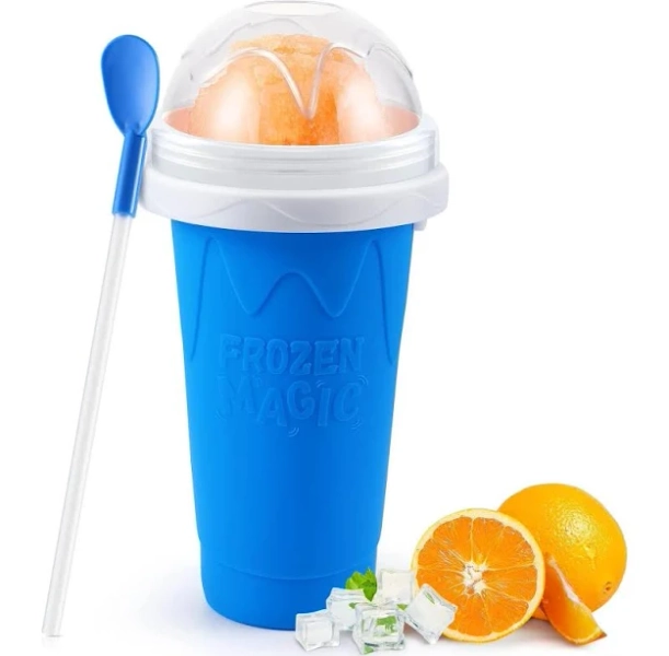 Slushie Maker Cup, TIK TOK Magic Quick Frozen Smoothies Cups, Cooling Cup, Slushy Cups, Ice Cream Make, Cool Stuff Things Gadgets Funny Gifts for (