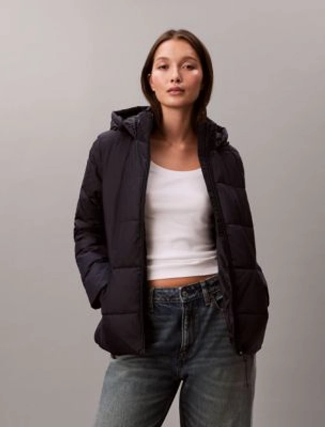 Allover Monogram Slim Puffer Jacket
