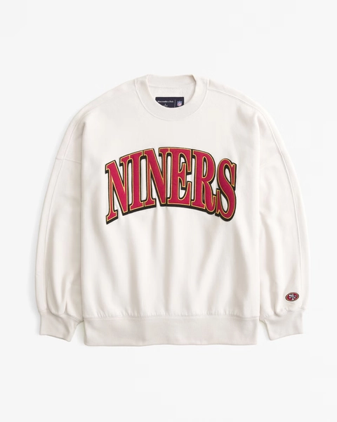 San Francisco 49ers Graphic Oversized Sunday Crew