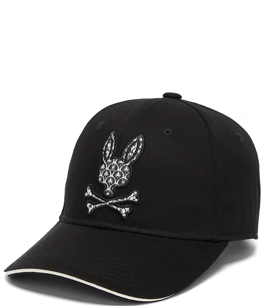 Psycho Bunny Brad Embroidered Logo Baseball Cap