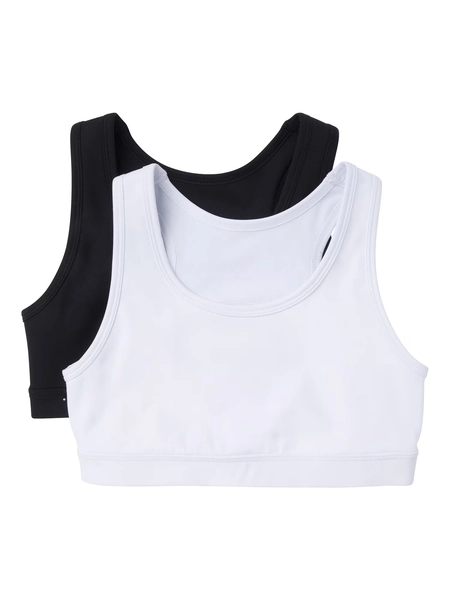 Girls 2pk Racerback Sports Bra, Sizes XS-2XL - Walmart.com
