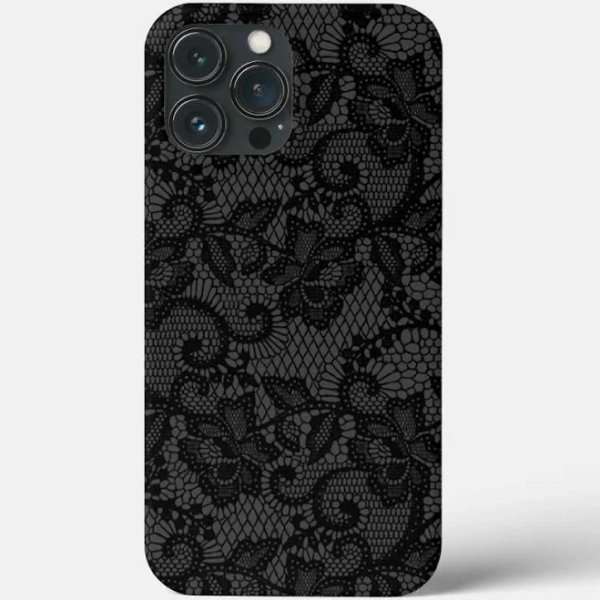 Monochrome Faux Lace Case-Mate iPhone Case
