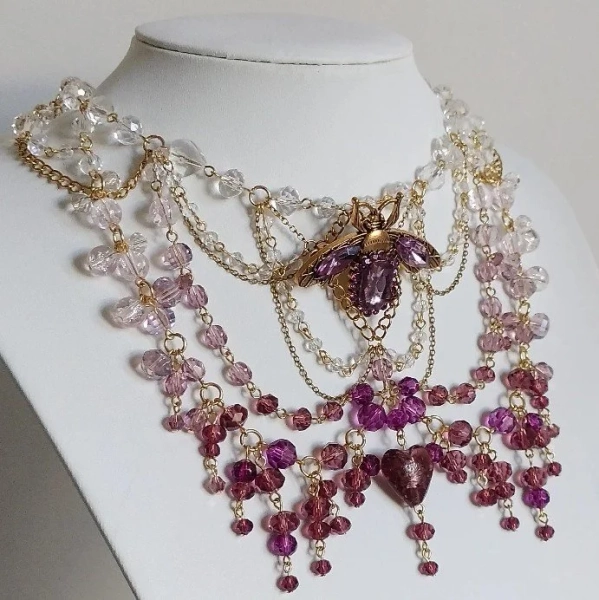 'Bramble-Bee' Necklace — Moss Pixie