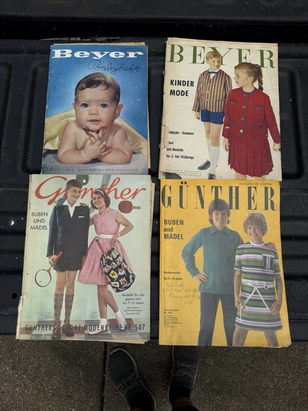 Beyers Children Clothing Pattern Magazine German Gunther 1960’s 1970’s