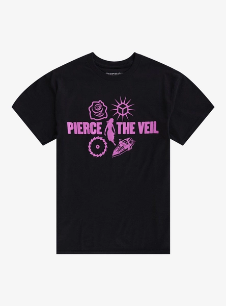 Pierce The Veil Pink Era Icons T-Shirt