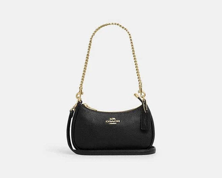 Coach Teri Mini Crossbody Bag in Pebbled Leather