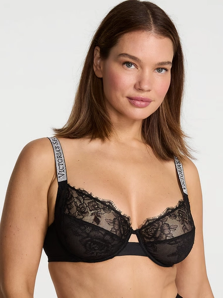 Fabulous by Victoria's Secret Shine Strap Lace Unlined Full-Cup Bra