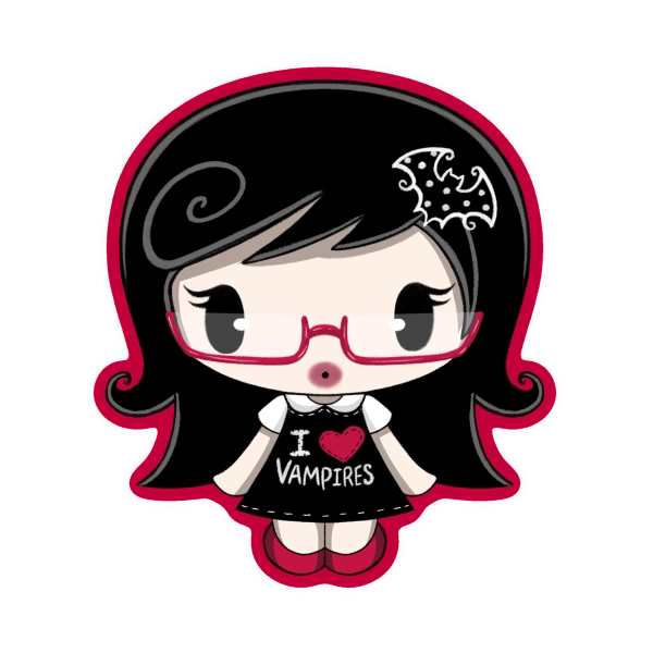 I Love Vampires Sticker