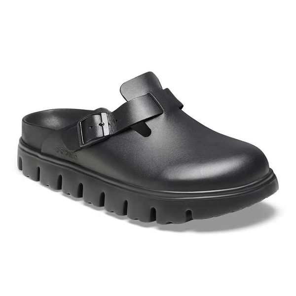 Boston Chunky Leather Black