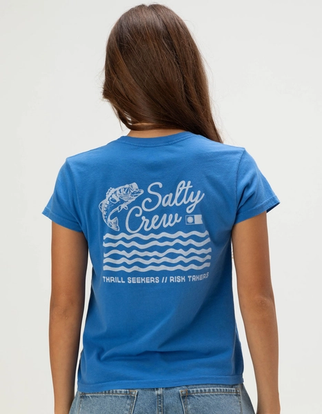  SALTY CREW Fresh Womens Modern Tee - BLUE