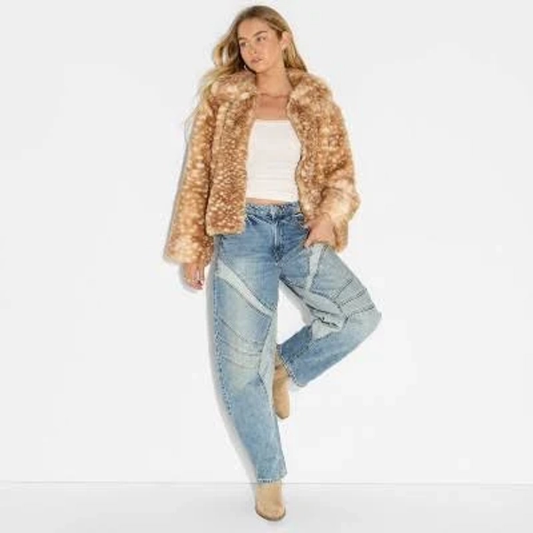 Wild Fable Women's Faux Fur Jacket