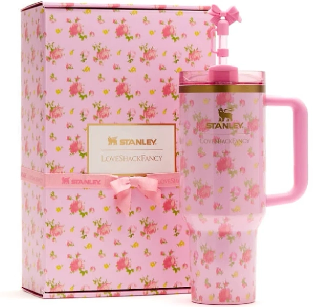 Stanley 1913 x LoveShackFancy 40 OZ Quencher Travel Tumbler