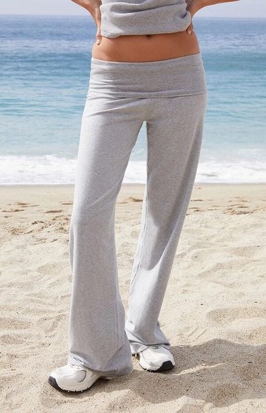Silver Priscilla Flare Pants