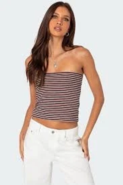 Edikted Women's Lilah Striped Tube Top