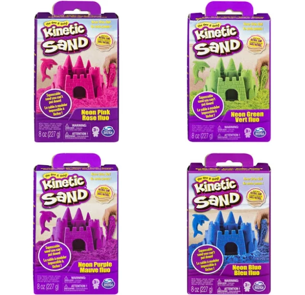 Bulk - 12 Pack: Assorted Kinetic Sand 8 oz | Michaels