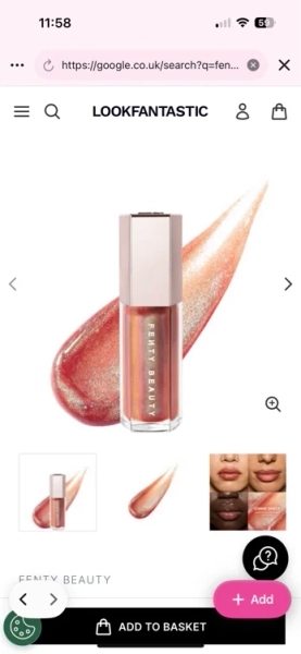 Fenty Beauty Gloss Bomb Universal Lip Luminizer 9ml (Various Shades)
