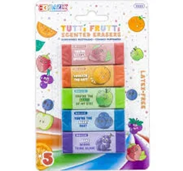 Bazic Tutti Frutti Scented Erasers