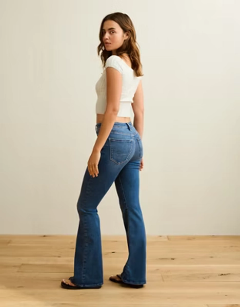 AE Super High-Waisted Flare Jean