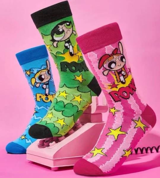 SHEIN Cartoon Mid-Calf Socks Women's Crew Cotton Fluffy Socks 3 Pairs Cute Letter Figure Pattern Multicolor Y2K Style Winter Hosiery