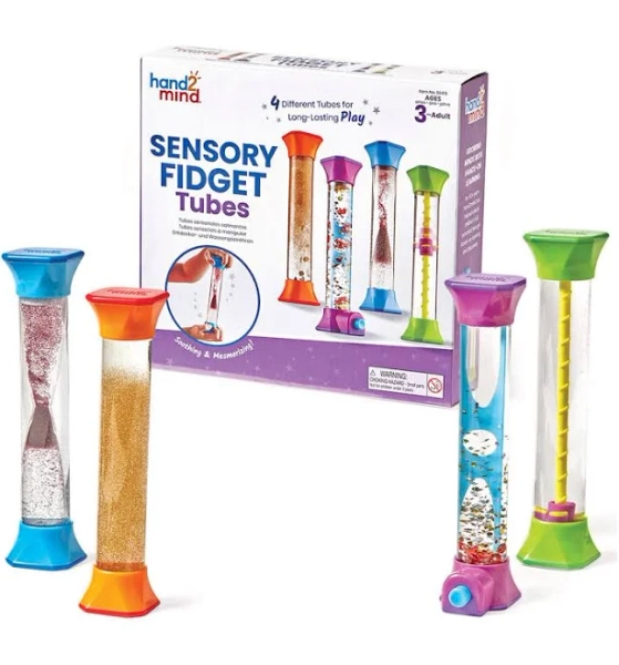 ShelHealth Sensory Fidget Tubes 4Ct Set