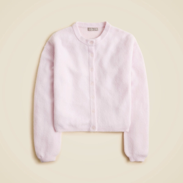 Supersoft bubble-hem cardigan