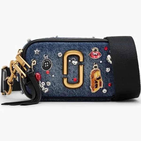 Marc Jacobs Snapshot Denim Crossbody Bag