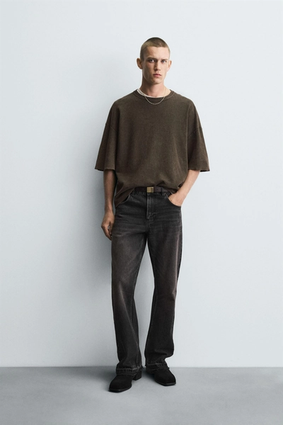 PRINTED KNIT T-SHIRT