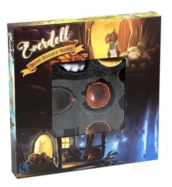 Starling Games - Everdell Deluxe Resource Vessels - A Great Storage Accessory for use with The Everdell Base Game