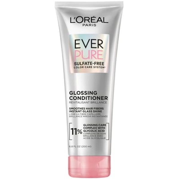 L'Oreal Paris EverPure Glossing Conditioner, Squeeze, 6.8 fl oz
