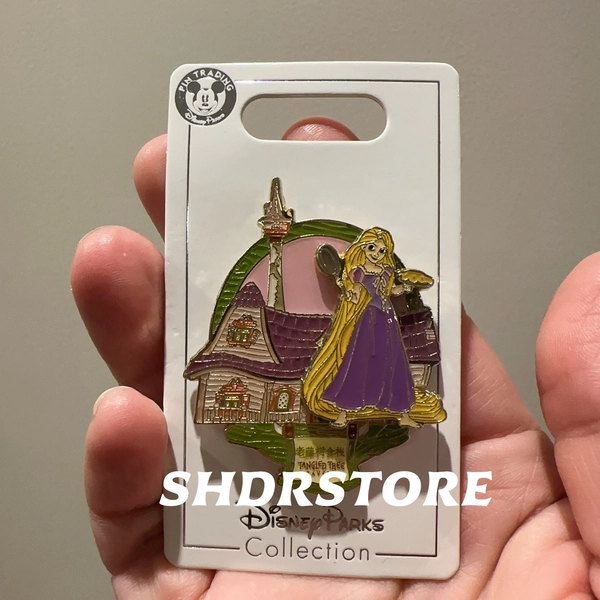 Disney authentic princess rapunzel pin shanghai disneyland exclusive