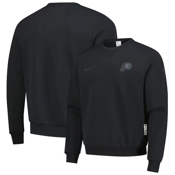  Indiana Pacers Nike Authentic Standard Issue Travel Dri-FIT Sweatshirt - Black