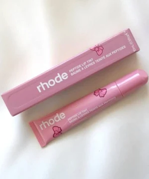 Rhode Holiday 2025 Scented Ribbon Pink Peptide Lip Tint Gloss