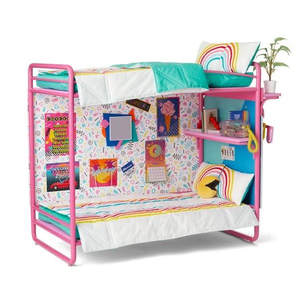 American Girl Courtney's Pink Bunk Bed Bedroom Set