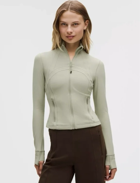Define Cropped Jacket *Nulu - Fog Green - 4