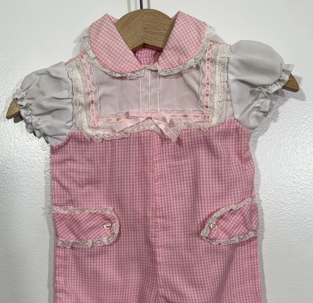 Vintage Baby Romper 1980s 12 Months 