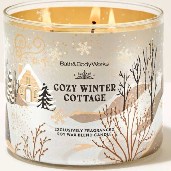 Bath & Body Works Cozy Winter Cottage 3-Wick Candle