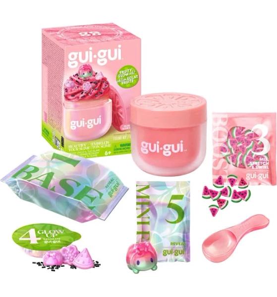 Gui Gui Fruity Glow Slime Kit