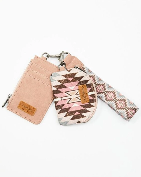 Product Name: Wrangler Southwestern Print Keychain Coin Wallet