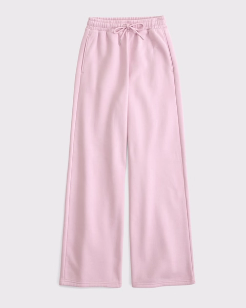 High Rise Wide Leg Sunday Sweatpant