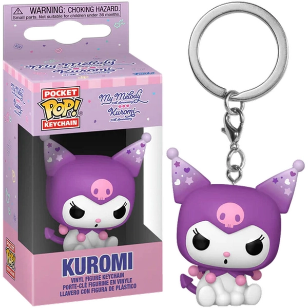 Hello Kitty Kuromi 20th Kuromi Pocket Pop! Keychain | Nexus vefverslun