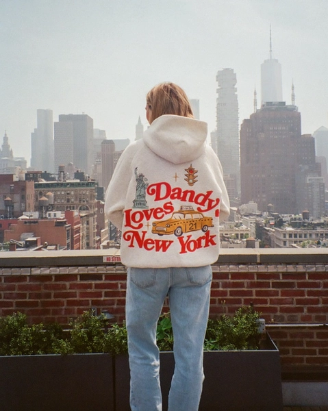 New York Oversized Lux Hoodie
