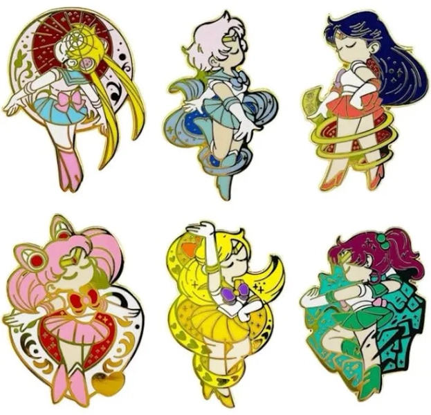 Sailor Moon Anime Lapel Pins