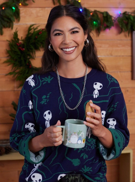 Our Universe Studio Ghibli Princess Mononoke Kodama Forest Glow-in-the-Dark Sweater - BoxLunch Exclusive