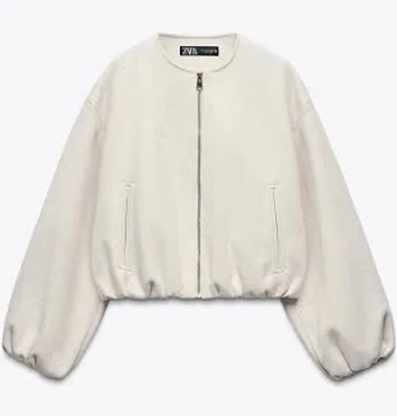 Zara Soft Bomber Jacket